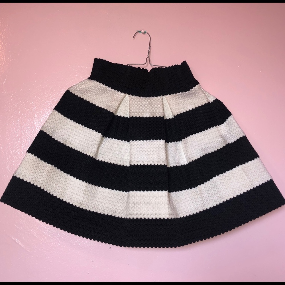 Black and white skirt